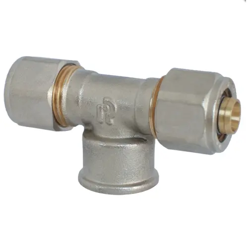 Tee Femmina a Stringere Multistrato (1/2" x 16-2mm)