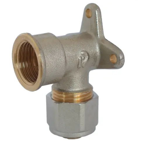 Gomito Flangiato Femmina a Stringere Multistrato