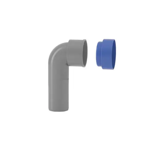 Curva Tecnica PP a Innesto Senza Morsetto (Ø40/46)