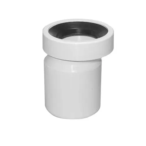 Raccordo WC Eccentrico PP a Innesto con Guarnizione L.160mm
