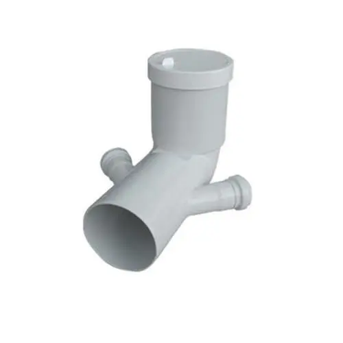 Curva WC Prolungata con Attacco Doppio a Innesto con Guarnizione