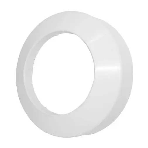 Rosone Bianco per Raccordo WC (Ø90)