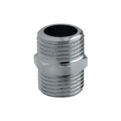 Nipple Ottone Cromato (1/4")