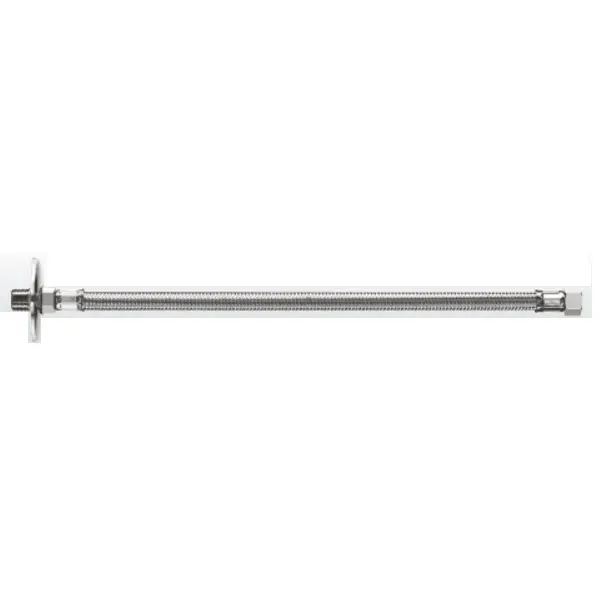 Flessibile MF Maschio Prolungato DN10 Treccia in Acciaio Inox (1/2", 20cm)