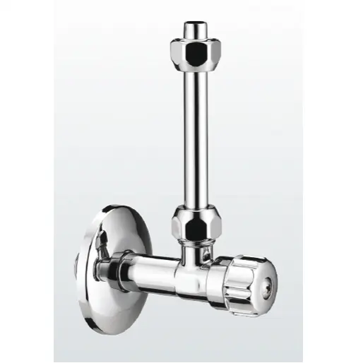 Rubinetto per Cassetta WC completo con Maniglia in Ottone a Vitone