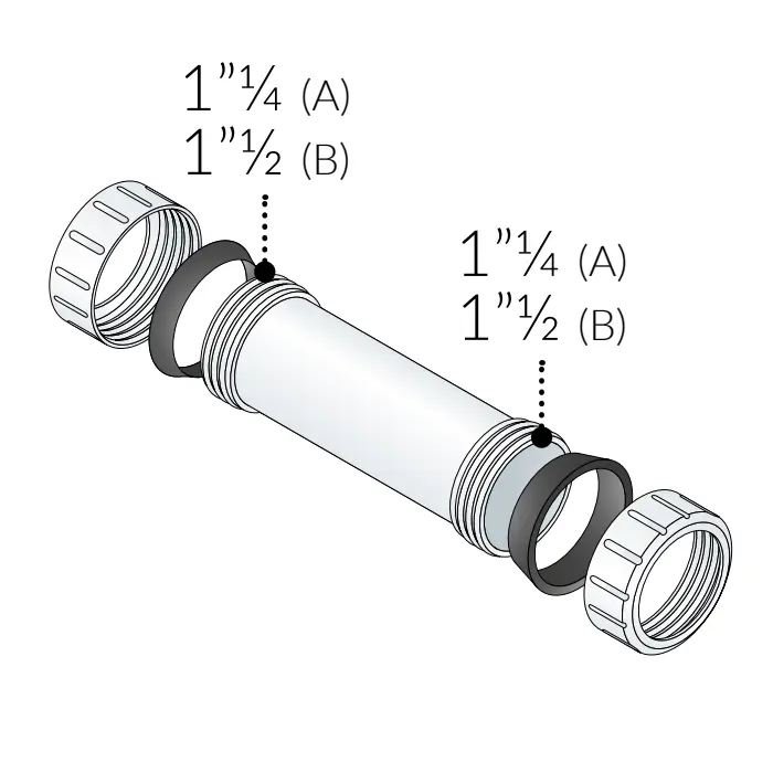 Manicotto in PP per Cannotto
