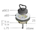 Piletta in Ottone Gattinara con Tappo