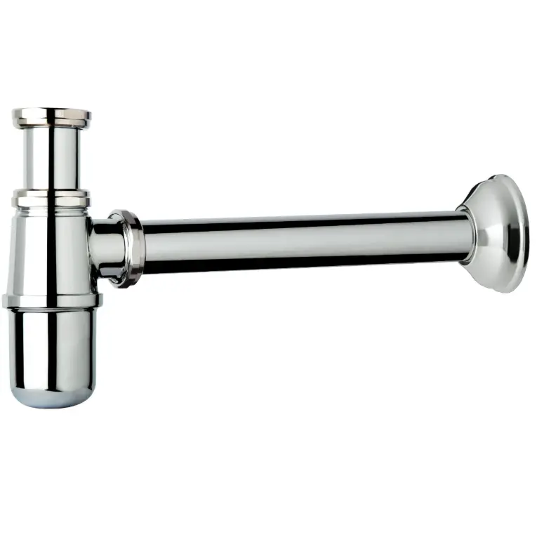 Sifone a Bottiglia in Ottone Cromato