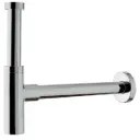 Sifone Arredo a Bottiglia in Ottone Cromato