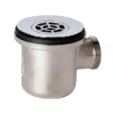 Sifone per Piatto Doccia in Ottone con Foro Ø60 Uscita Filettata Ø1"1/4