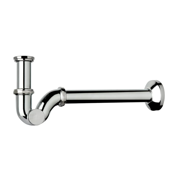 Sifone per Lavabo e Bidet in Ottone Cromato