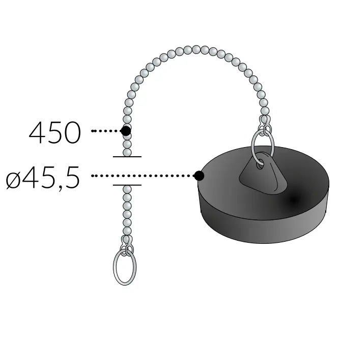 Tappo Catena e Anello Ø45.5