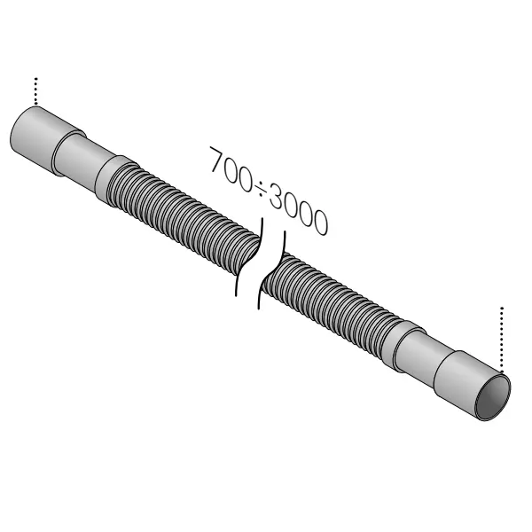 Tubo Estensibile per Scarico Lavatrice 70-300