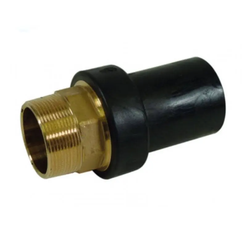 Raccordo di Transizione M Elettrosaldabile PE/Ottone SDR11 PN16 Acqua/Gas (25 x 3/4")