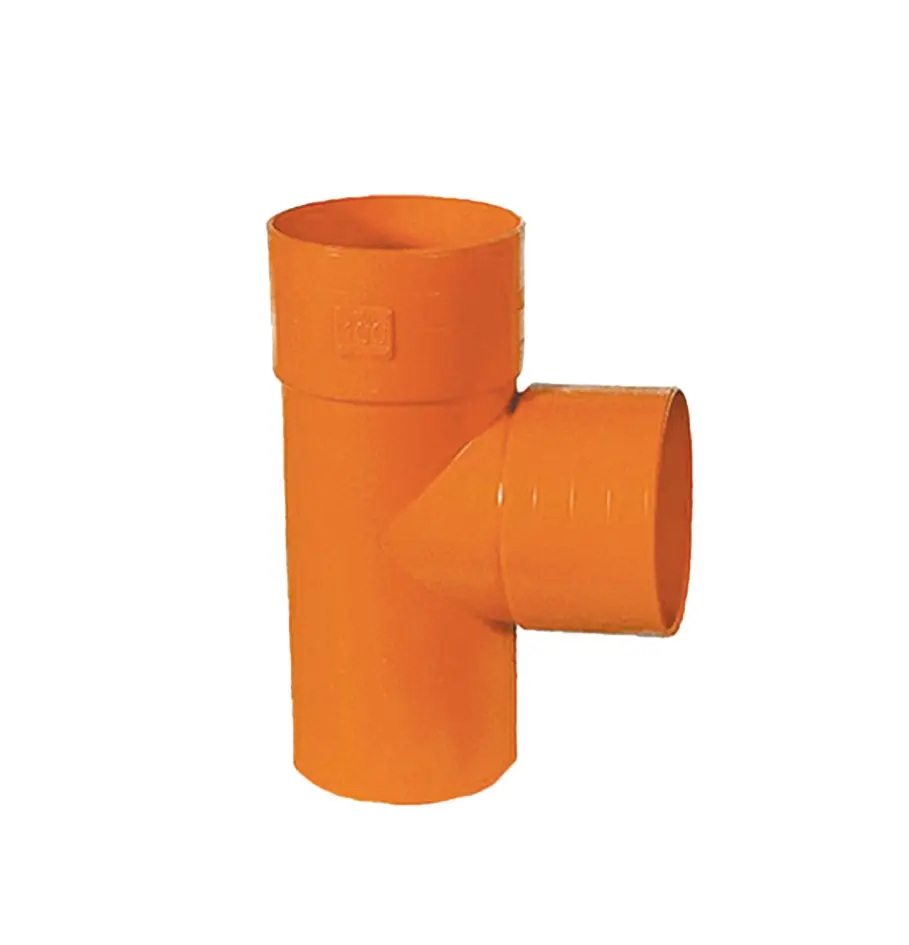 Braga a 90° PVC Rosso