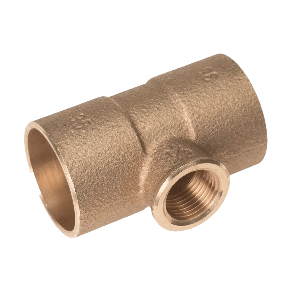 Tee F in Bronzo a Saldare (18 x 3/4")