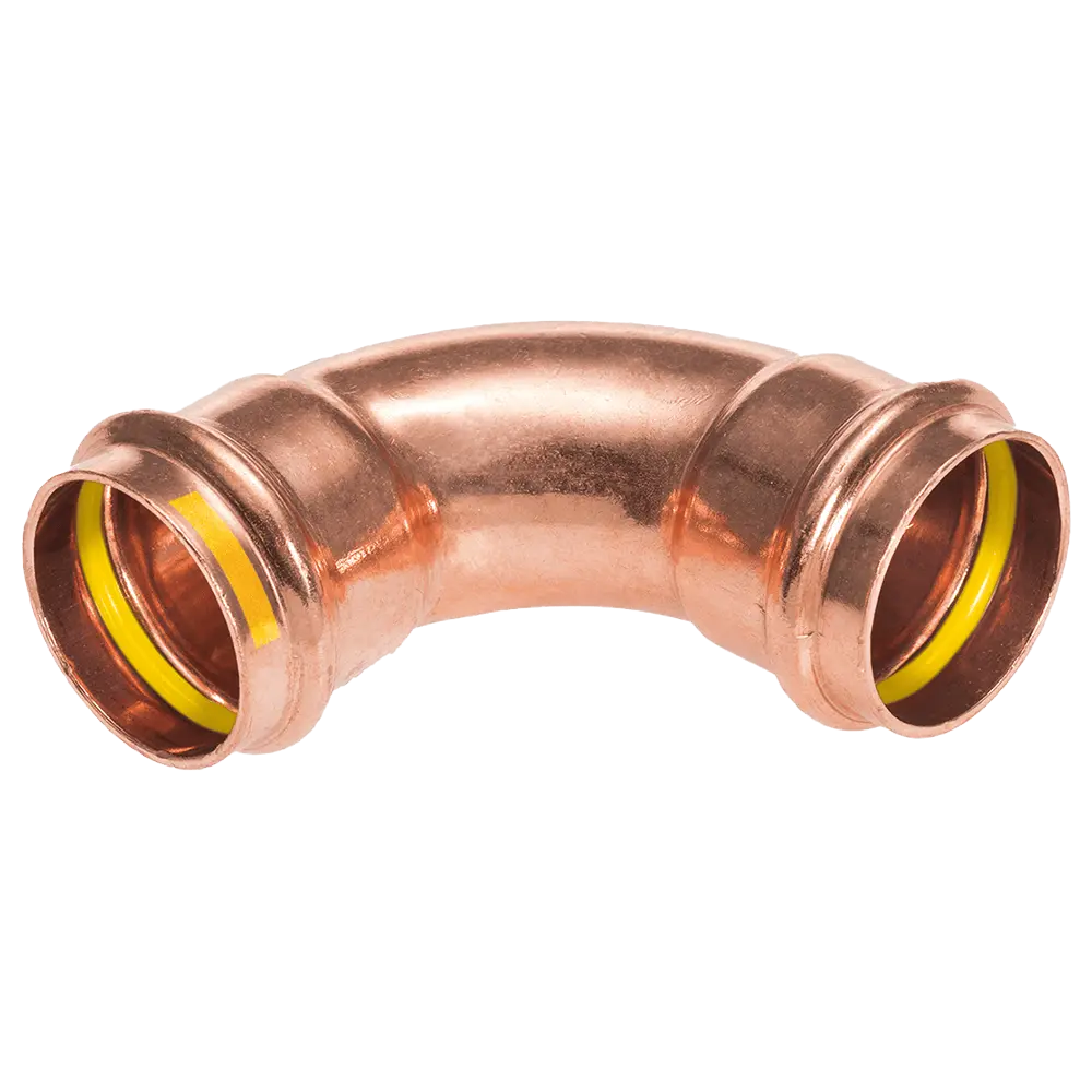 Curva FF a 90° Rame a Pressare per Gas (Ø15)