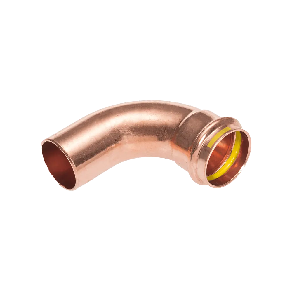 Curva MF a 90° Rame a Pressare per Gas 