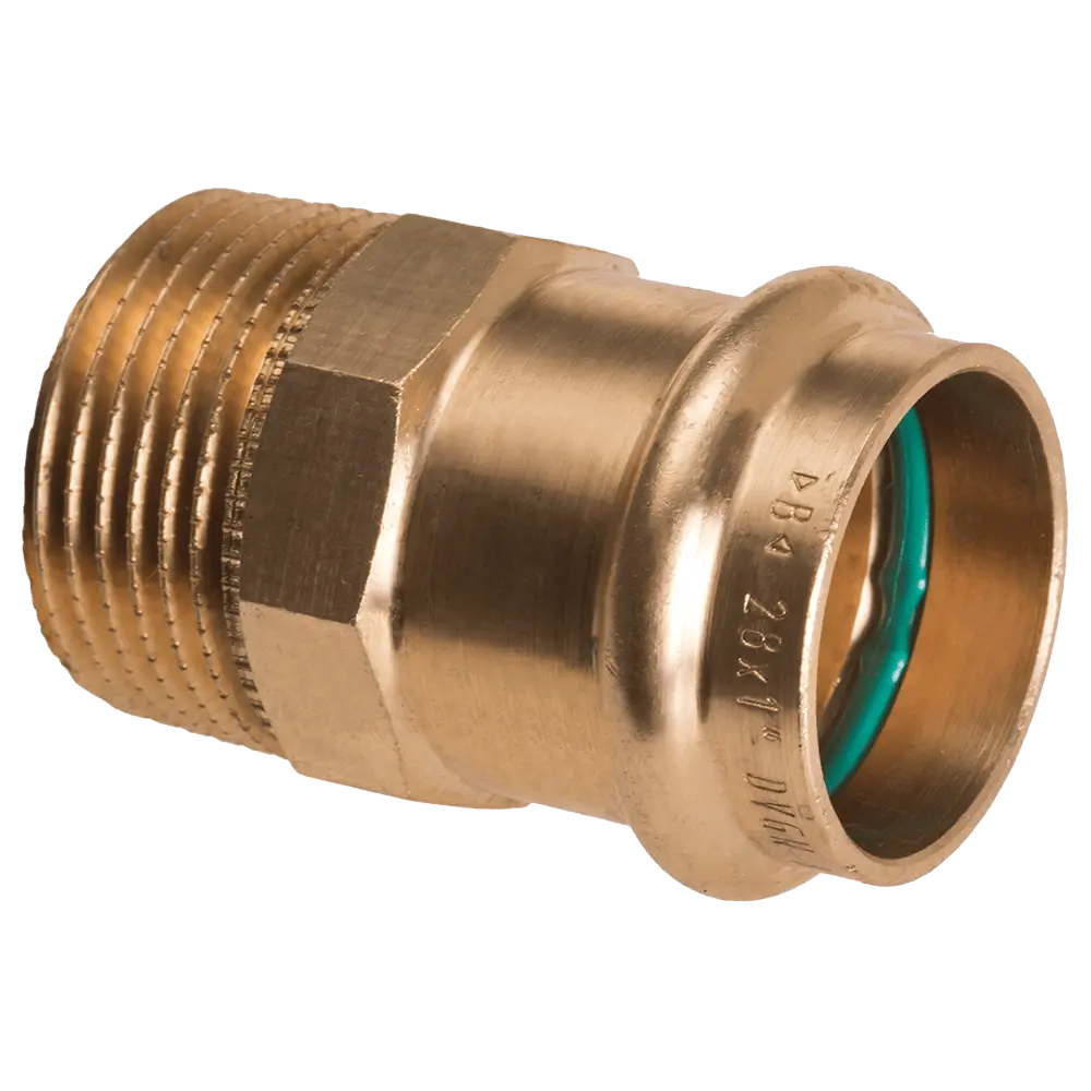 Raccordo M Rame a Pressare per Solare  (18 x 3/4")