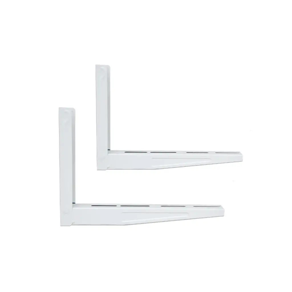 Coppia Staffe ad "L" per Climatizzatore Spessore Lamiera 15/10 (H 300 x P 380 mm)