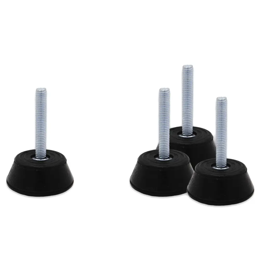 Kit Antivibranti per Pavimento in Gomma Filetto M8