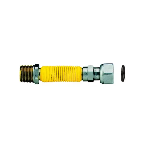 Flessibile Estensibile MF in Acciaio Rivestito per Gas (1/2", 13cm/22cm)