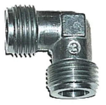 Gomito MM in Alluminio per Allaccio Flessibile Gas