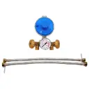 Minicentralina da 7Kg per 2 Bombole con Flessibili e Manometro