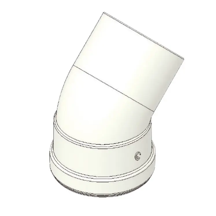 Curva a 45° in Alluminio