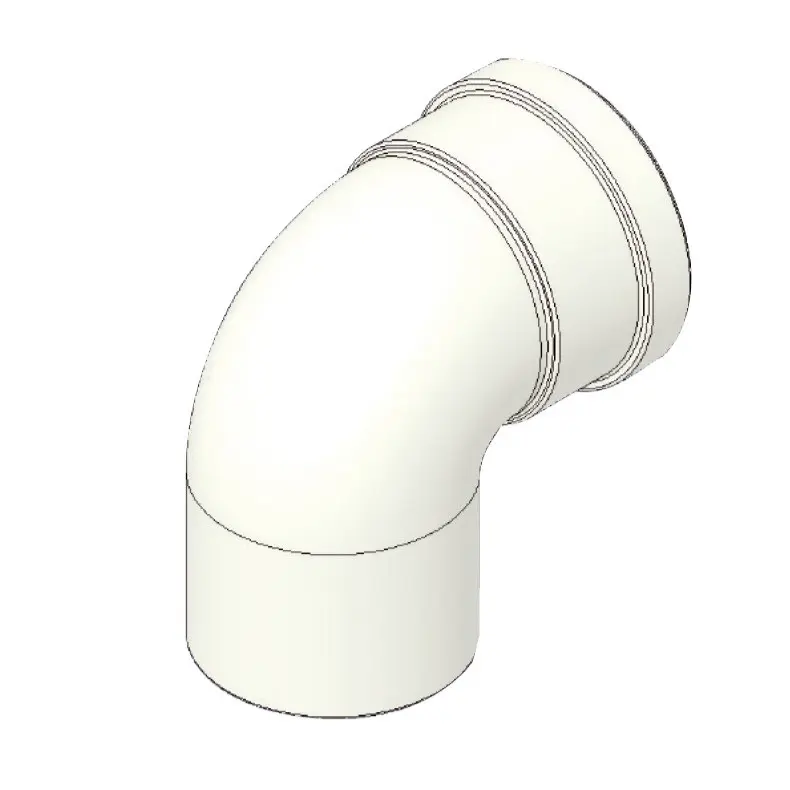 Curva a 90° in Alluminio