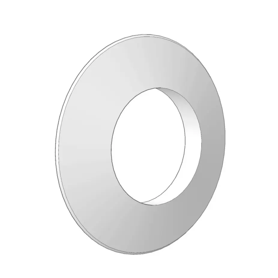 Rosone in E.P.D.M. Bianco (Ø80)