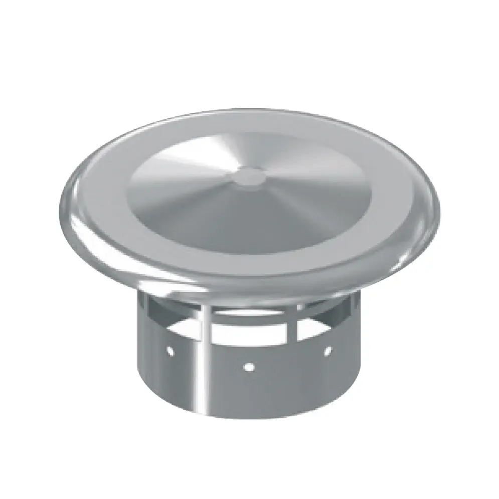 Cappello Cinese Terminale Scarico Fumi Ø80 Acciaio Inox 