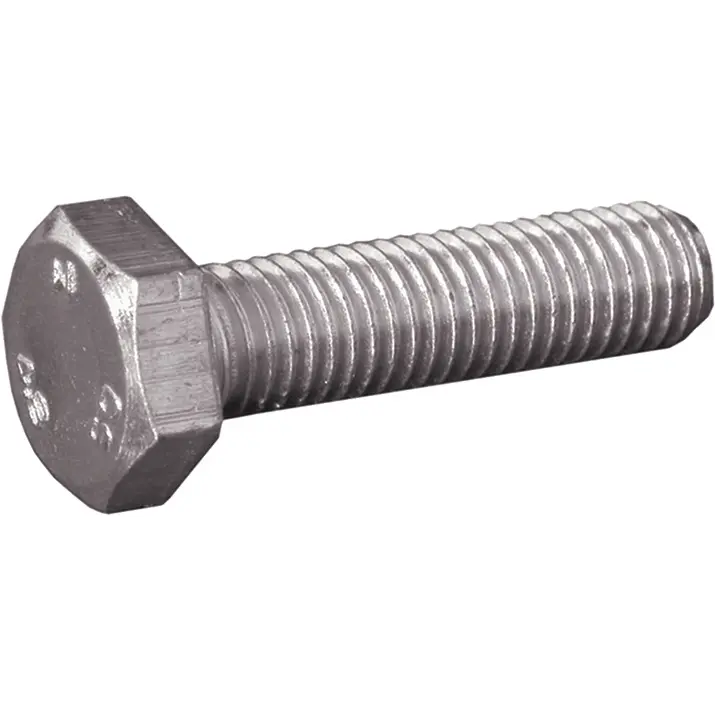 Bullone con Testa Esagonale e Gambo Interamente Filettato DIN933 - UNI5739 - ISO4017 Passo Grosso Classe 8.8 (Ø8 x 20mm)