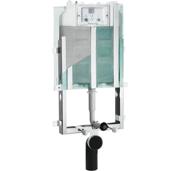 Cassetta Pucci Eco Rapid Incasso 4-9 Litri con Telaio per Vasi Sospesi Montaggio Rapido per Pareti in Muratura