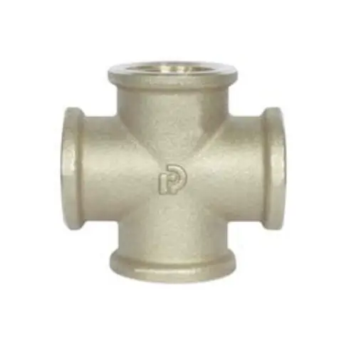 Croce 4 Vie Femmina Ottone (1/2")