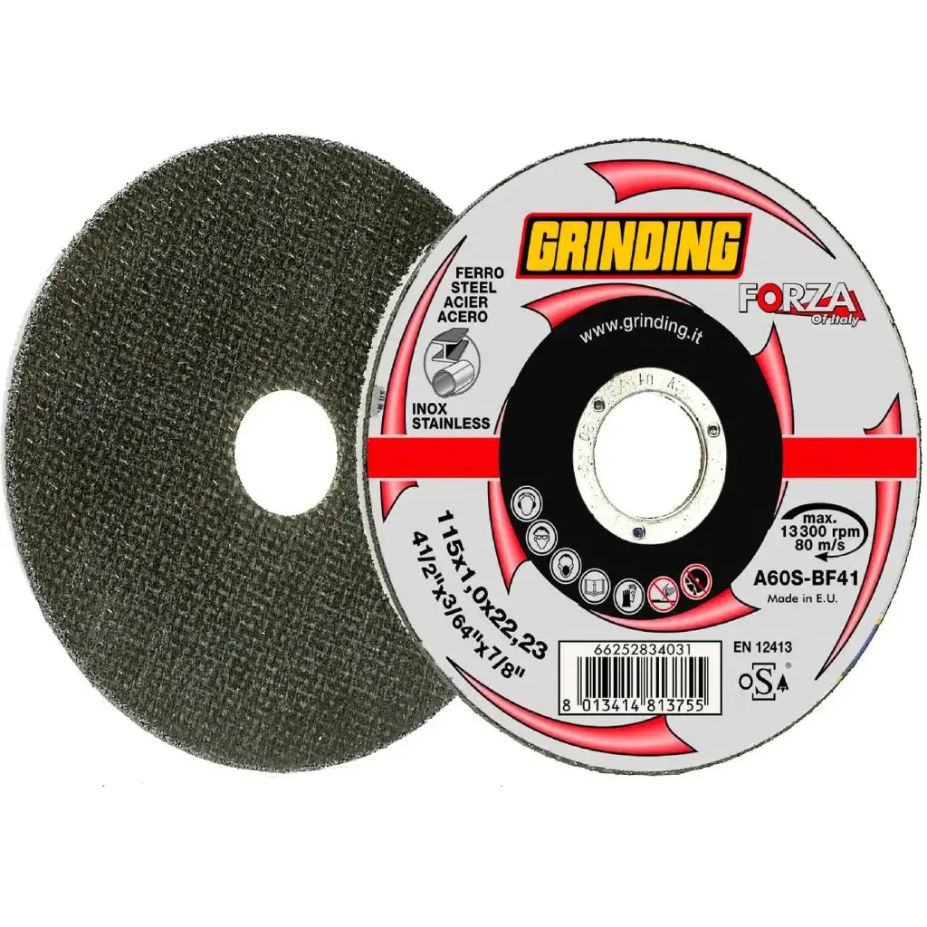 Disco Abrasivo per Ferro e Acciaio Ø115x1.6x22.23