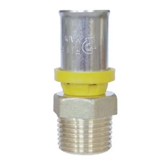 Raccordo Maschio a Pressare Multistrato Gas (1/2" x 16-2mm)