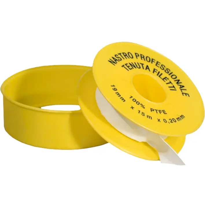 Teflon per Gas Professionale (Rotolo Piccolo 12mt x 12mm x 0.1mm)