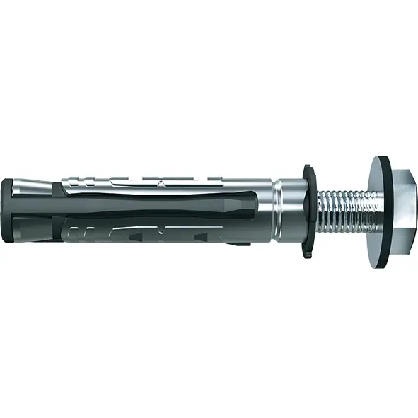 Tassello in Acciaio e Tecnopolimero con Vite Testa Esagonale - Elematic Serie TRIDER/B