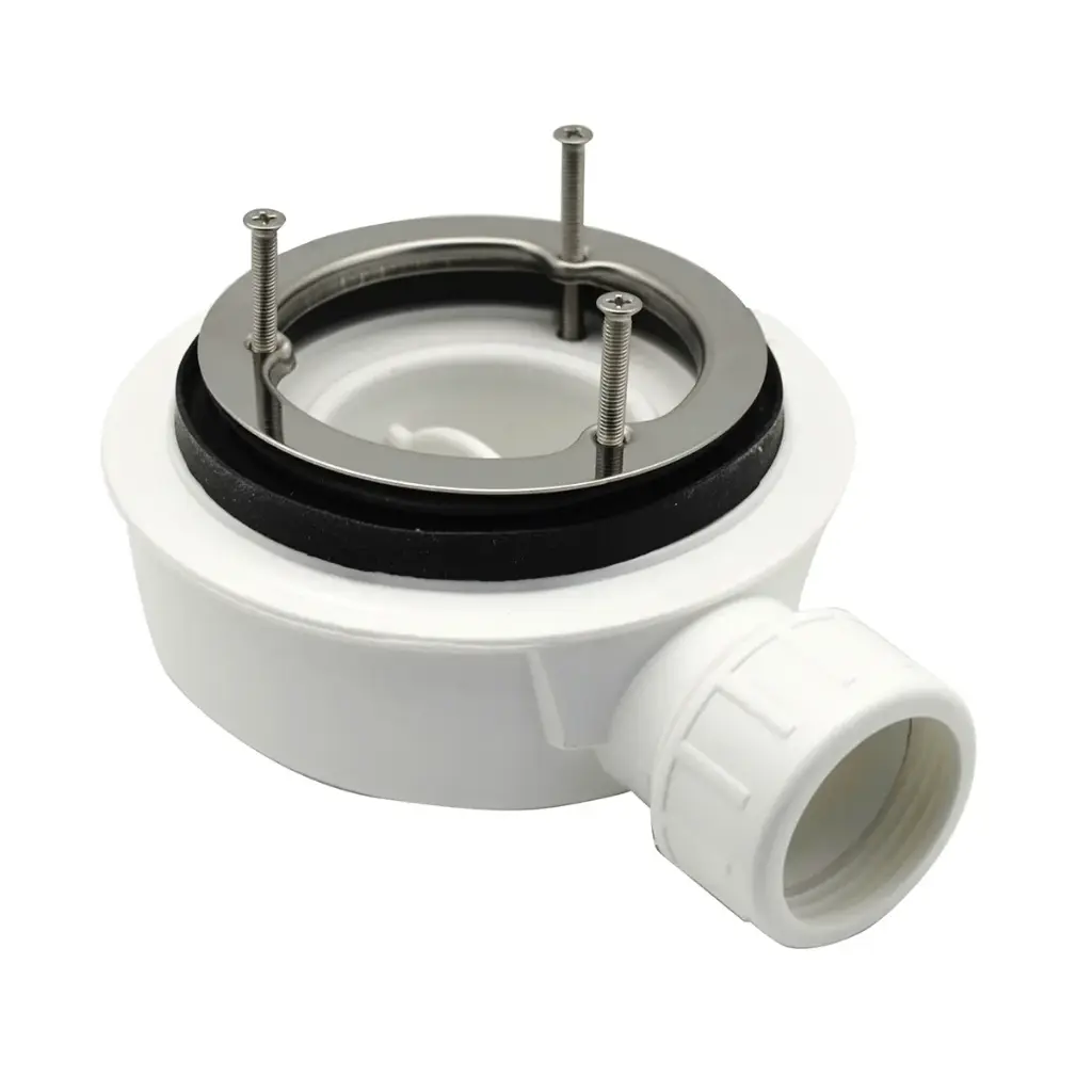 Piletta Sifonata per Piatto Doccia Effetto Pietra Foro Ø90