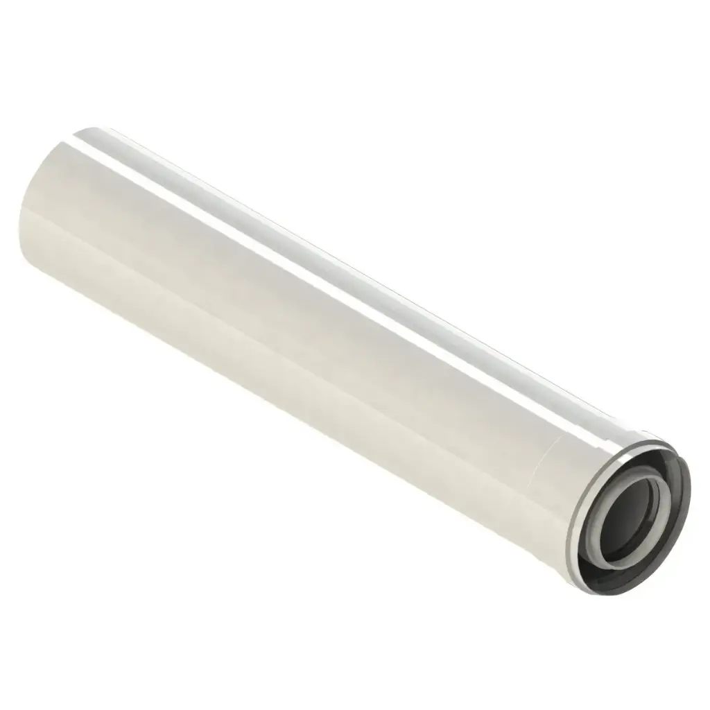 Tubo Prolunga Coassiale Ø60/100 in PP Esterno - PP Interno per Condensazione (250 mm)