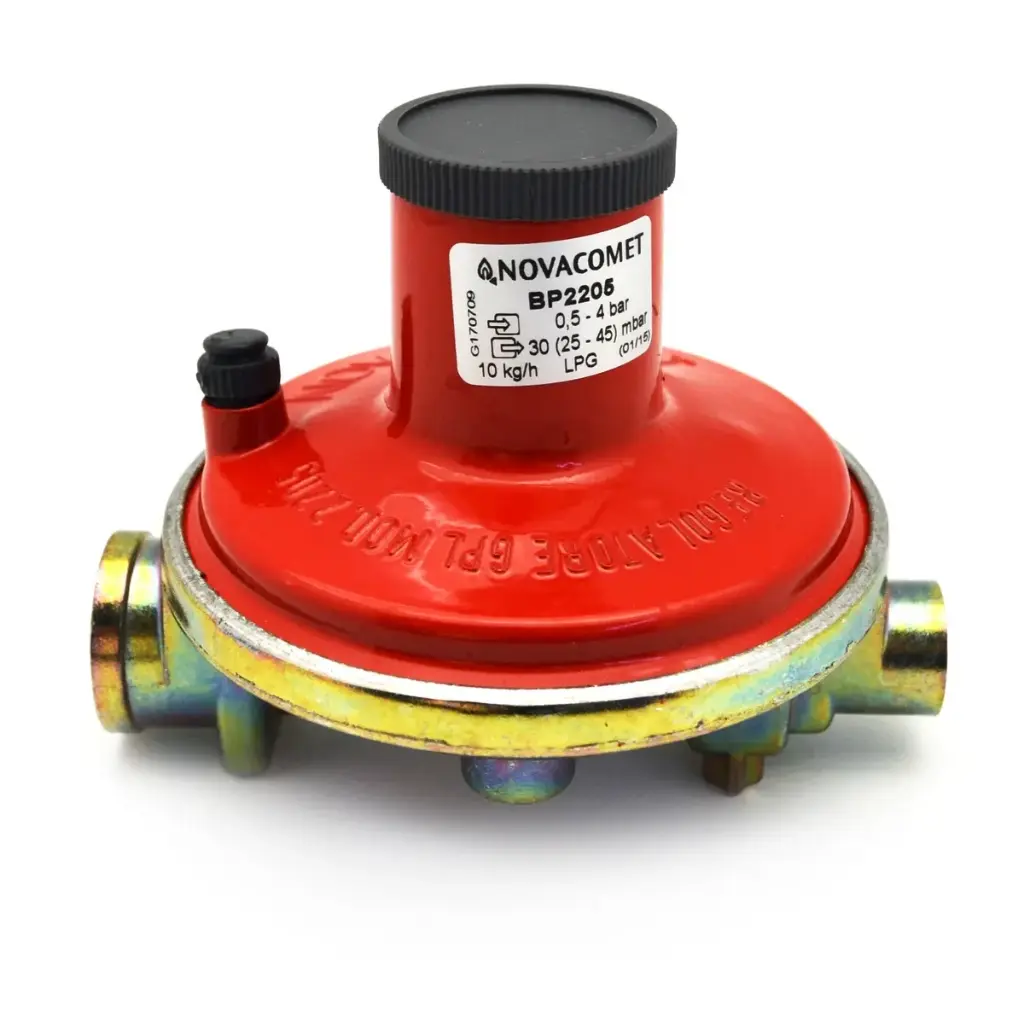 Regolatore II° Stadio Bassa Pressione Portata 10Kg/h - Mod.BP2205 Novacomet