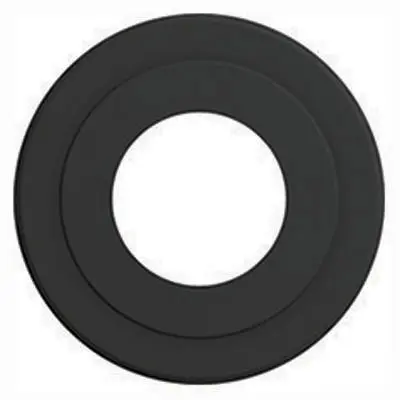 Rosone in Acciaio Zincato Nero Opaco