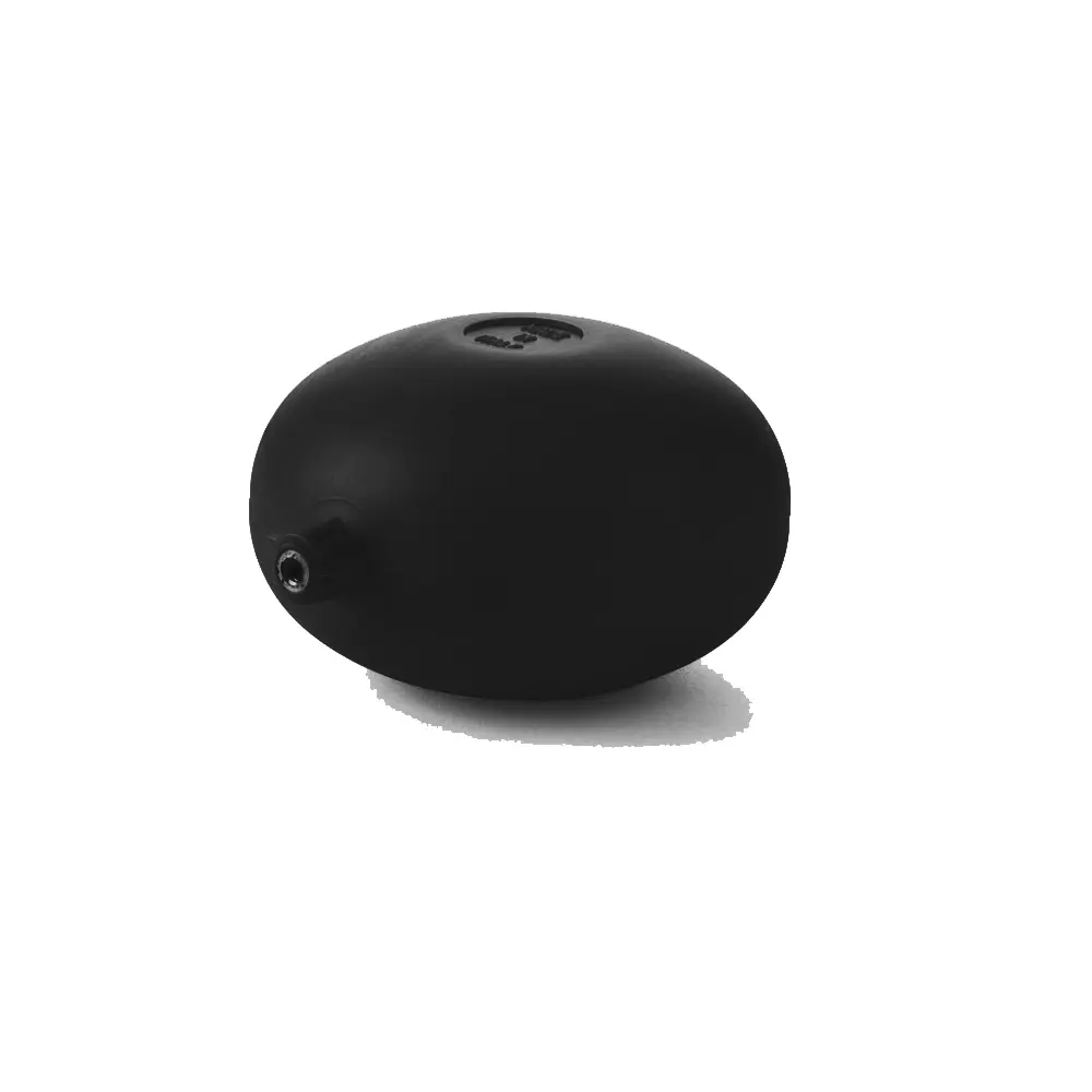 Sfera Piatta in Plastica per Aste Tonde Nottolino in Ottone Ø1/4"
