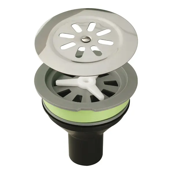 Tappo ad Espansione Ø100 con Piattello Griglia Inox Ø125