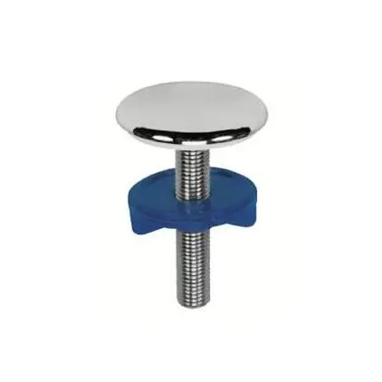 Tappo Copriforo Ø50 Cromato per Sostituzione Rubinetteria Tre Fori con Monoforo