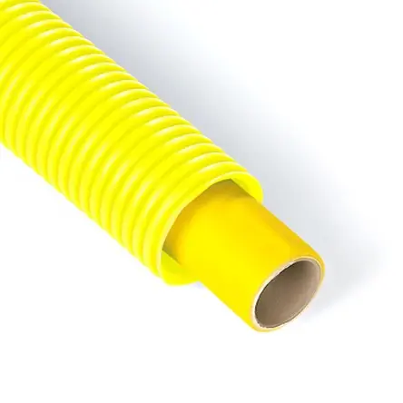Tubo Multistrato per Gas con Guaina Corrugata Gialla (Ø16 x 2)