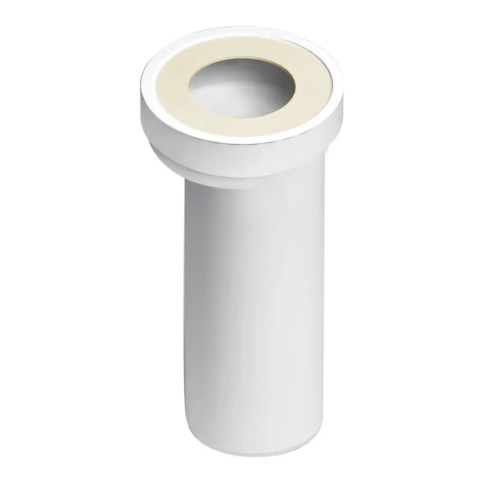 Raccordo WC Eccentrico PP a Innesto con Guarnizione L.250mm