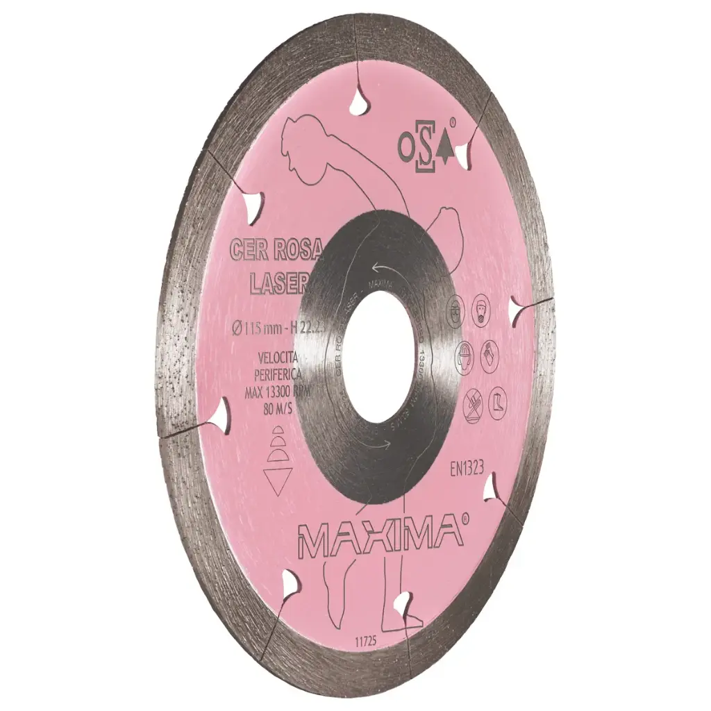 Disco Diamantato Cer Rosa Laser per Ceramica