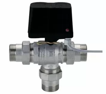 Valvola Motorizzata a 3 Vie Bocchettonata con Attuatore Elettrico 230V - 3 Punti di Potenza 60 sec. Bidirezionale IP54